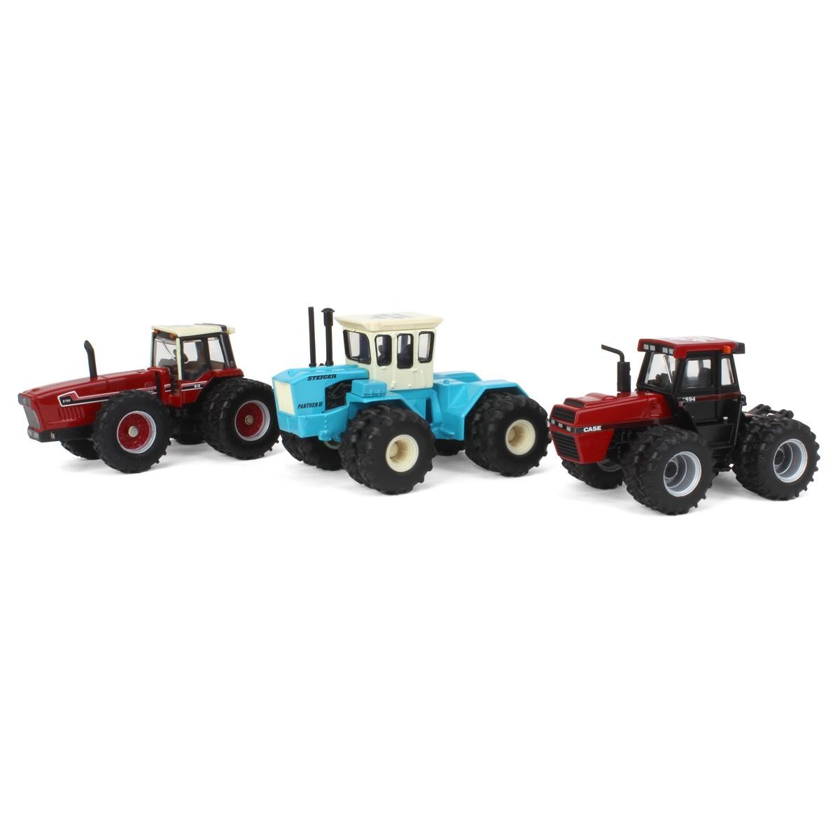 ERTL 164 Case - IH 4WD 3 Tractor Set Toy Tractor Times 40th Anniversary 44388 14890₽