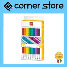 Lego Stationery - Confezione - Penna-Pen Gel - Set 10 Penne Gel - Scuola Ufficio