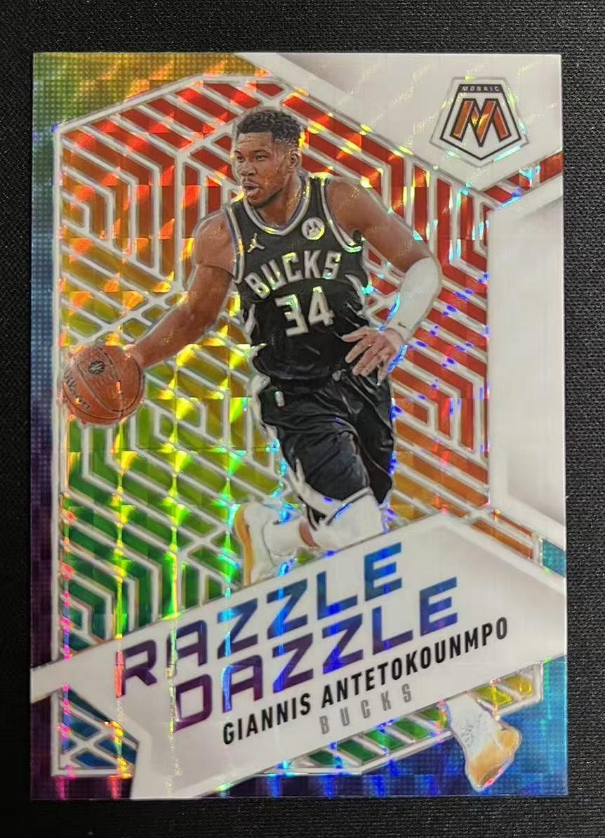 2024-25 Panini Mosaic Giannis Antetokounmpo #1 Razzle Dazzle Case