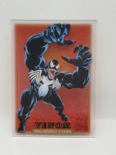 2024 Marvel Masterpieces 92 Platinum #97 Venom Clear Cut