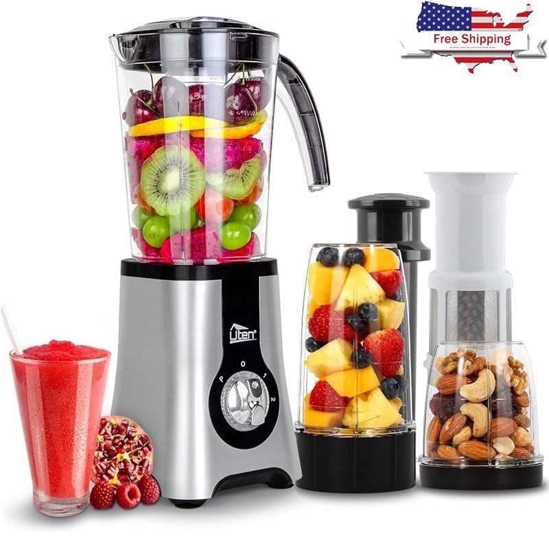 5-in-1 Blender Juicer Smoothie Maker Grinder Ice Crusher Portable Cups New