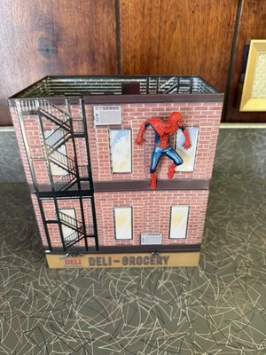 Spider-Man Brand New Day Wall Crawler Tin Deli Building Popcorn Bucket New : )
