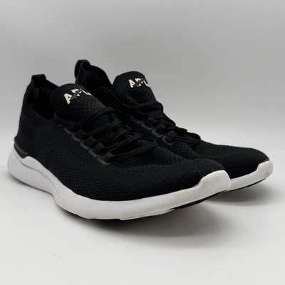 APL TechLoom Breeze Men s 9.5 Black White Running Shoes Athletic Propulsion Labs