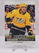 2021-22 Upper Deck Credentials #RA-49 Tanner Jeannot Rookie Arrivals