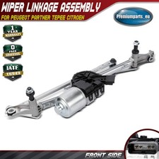 Windshield Wiper Motor & Linkage Front Side for Peugeot Partner Tepee Citroen 