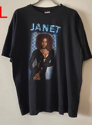 90s Janet Jackson Velvet Rope Tour Tee black Janet Jackson Reprint PA7356