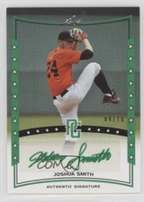 2014 Leaf Perfect Game Showcase Green /10 Josh Smith Joshua #A-JS3 Auto