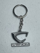 Venom Logo Metal Keychain Collectible Rare Brand New Unused Ships Immediately!