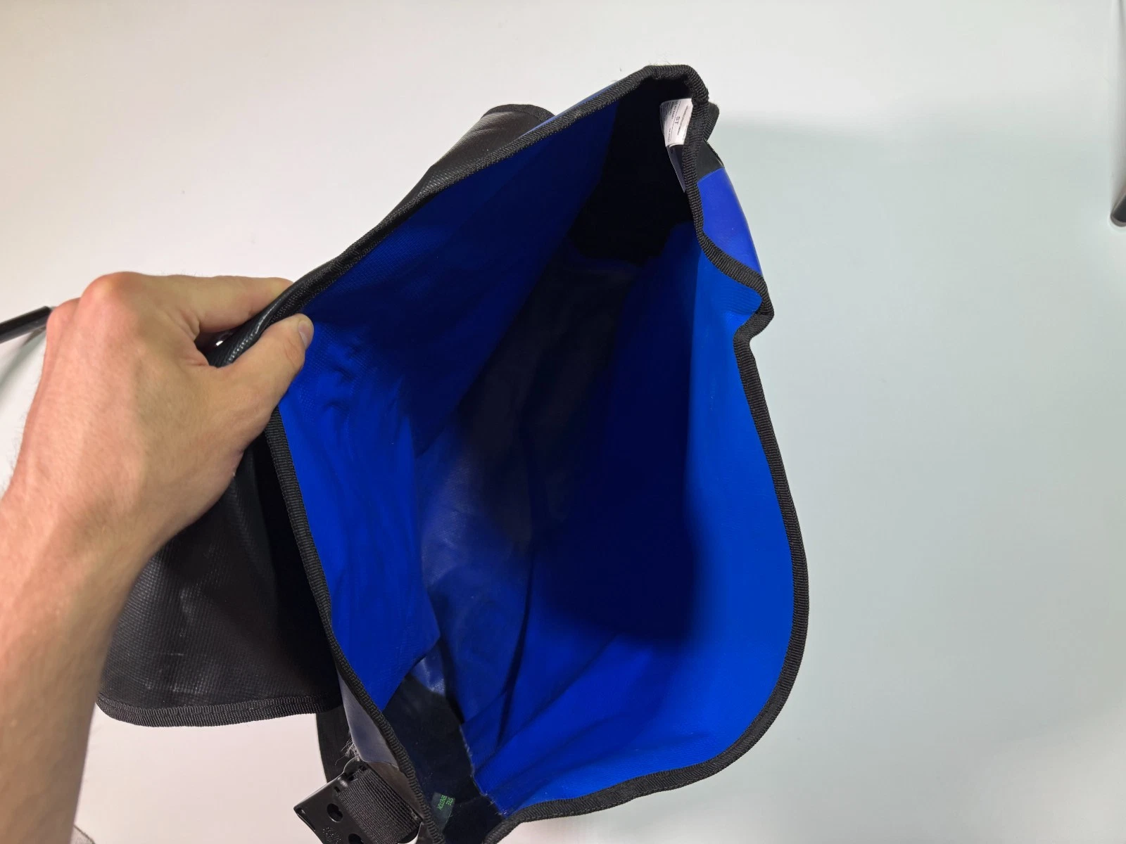 LUAR Borsa messenger Benetton vintage bicicletta ciclismo impermeabile blu tracolla