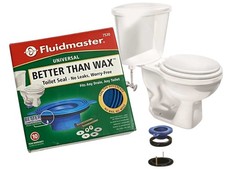 Fluidmaster 7530 Better Than Wax Toilet Seal Universal Fit, No Mess, NEW