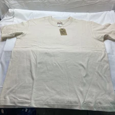 BRONSON MFG. CO. Loopwheel Tubular Athletic T-Shirt XL apricot short sleeve