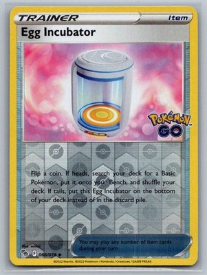Egg Incubator 066/078 Uncommon Pokemon GO Pokemon Reverse Holo Near Mint