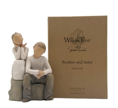 Willow Tree Brother and Sister, Gift to Reflect Friendship Between Siblings