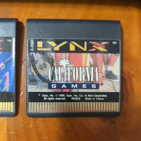 Atari Lynx II Console With Case and 2 Games - Working./See Description