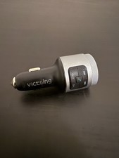 Victsing Bluetooth FM Transmitter Car Adapter Dual USB