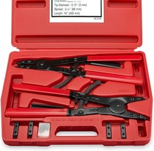 Neiko 02130a Heavy Duty 16 Snap Ring Plier Set 2 Piece External Red Black Neiko 02130a Heavy Duty 16 Snap Ring Plier Set 2 Piece External Red Black