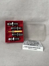 LEE PRECISION DELUXE CARBIDE 4-DIE 9MM LUGER  RELOADING DIES 90963 SET