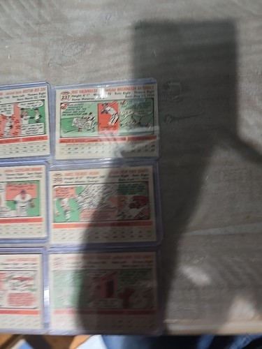 vintage LOT of 6 - 1956 TOPPS MLB BASEBALL SPORTS CARDS - HIGHER MID GRADE - Picture 10 of 10