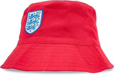 England FA Fischerhut - wendbar rot drei Löwen Wappen offiziell lizenziert