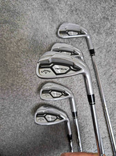 Callaway Apex RH 5pc Iron Set 6-P Forged Carbon Steel, Steel Shaft Stiff