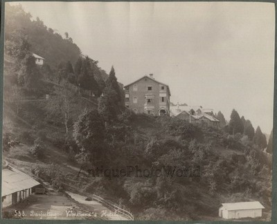 Darjeeling Indien Woodlands Hotel antikes Albumin Foto