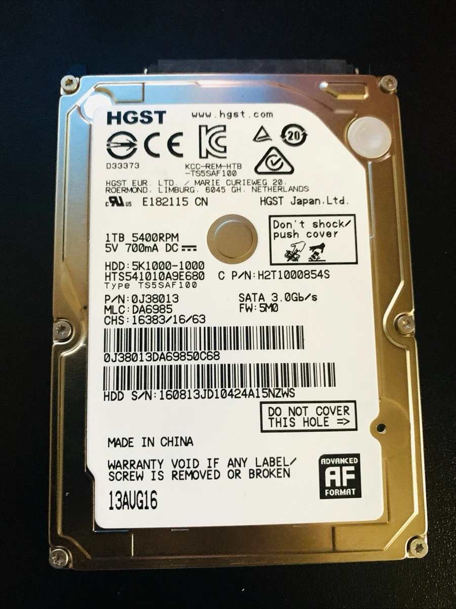 HGST 1 TB Internal Hard Disk Drives for sale - eBay