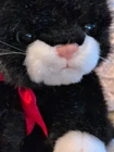Vintage TY Classic Plush Boots the Black & White Cat red bow 8-10 inch 1997