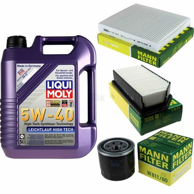 INSPEKTIONSKIT FILTER LIQUI MOLY ÖL 5L 5W-40 für KIA Soul AM 1.6 CVVT
