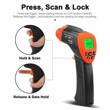 Digital infrared thermometer Temp -50 C-700 C IR-laser Contactless 16:1