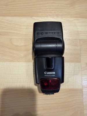 Canon Speedlite 430EX Camera Flash Works w/ Diffuser, Stand, Pouch #666