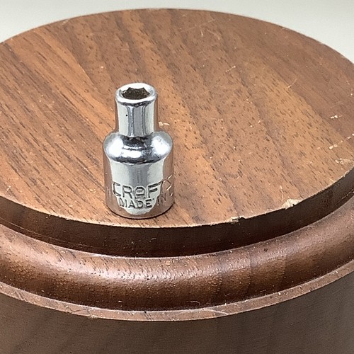 Vintage Craftsman EE 43505 4mm 6 Point 1/4” Drive Socket USA  - Bild 2 von 4