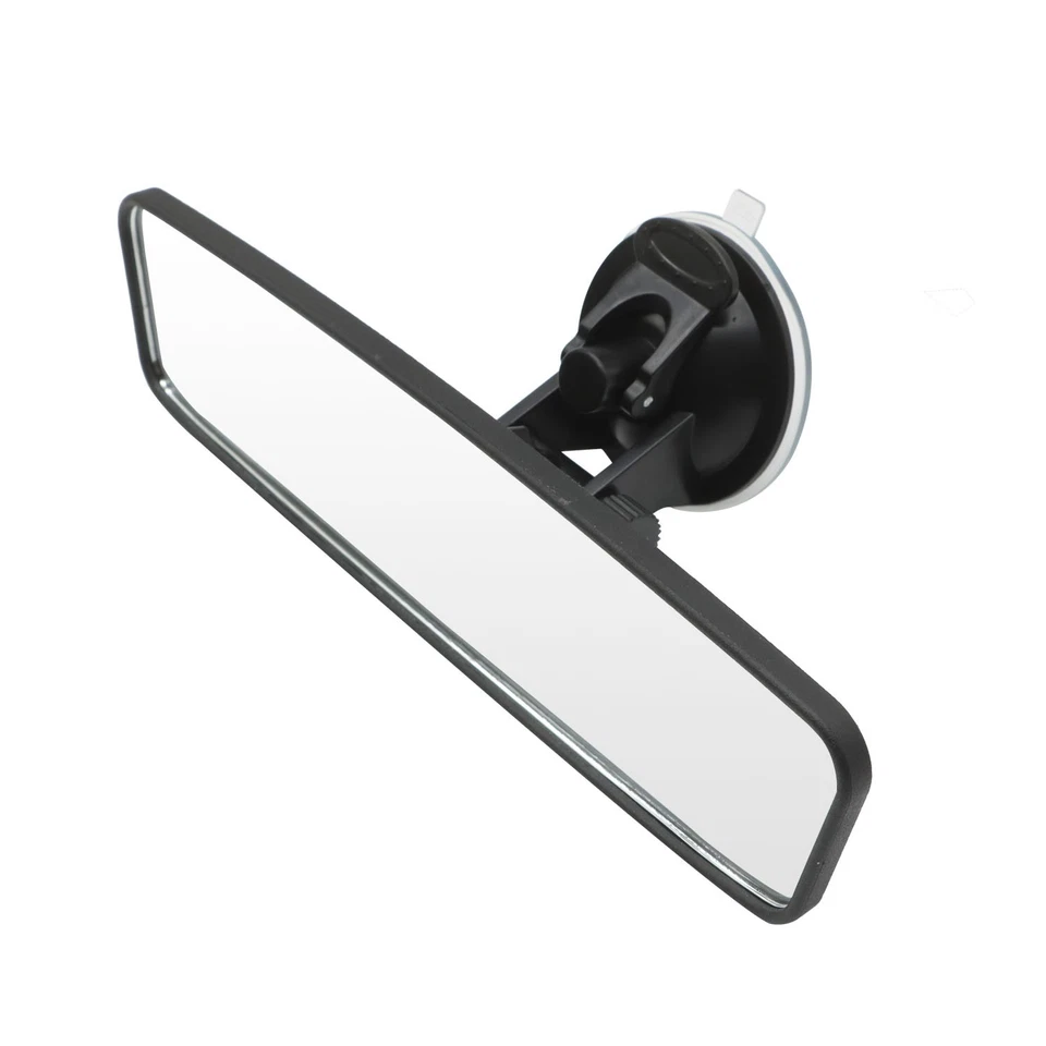 Adjustable Interior Rear View Mirror Wide Angle Cup Suction Mirror Universal Foto 2 de 4