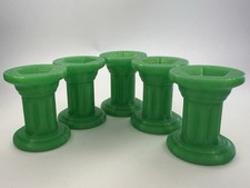 5 Green Marble Displays - For 5/8" - 1 Marbles - Lot 7905