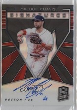 2020 Panini Chronicles Spectra Signatures /199 Michael Chavis #SS-MC Auto 13c1