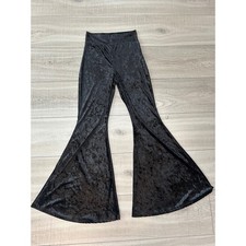 black velvet flare pants y2k bell bottoms festival goth