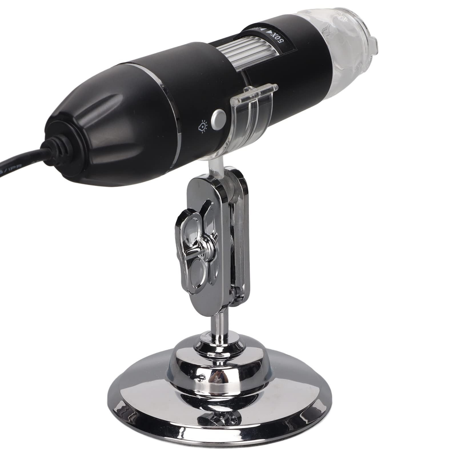 High Magnification Endoscope Microscope 50x-1600x with 8 LED Lights, 3 in 1 U...