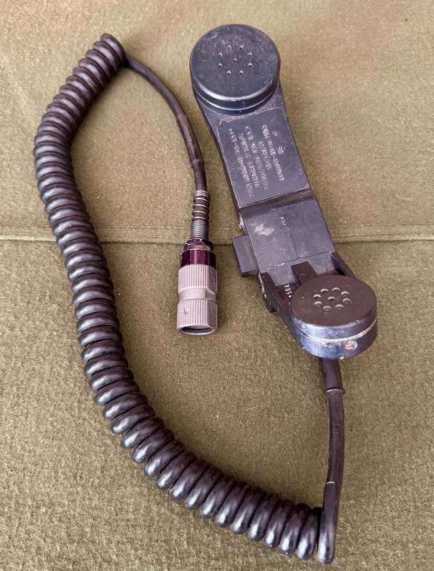 US Military  H350/U Radio Handset 6 Pin NSN 5965-01-128-3944