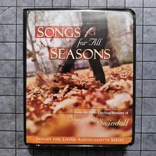 Songs For All Seasons - Charles R. Swindoll Cassette Tape Set of 3, 1998 RARE