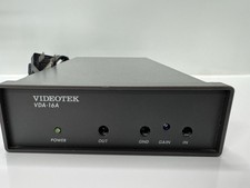 VIDEOTEK VDA-16A VIDEO DISTRIBUTION AMPLIFIER  WITH BNC CONNECTORS READ NOTES.