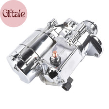 Starter Chrome Replacement for Harley-Davidson Dyna 2006-2017 Fat Boy 2007-2017