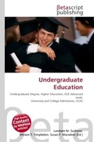 Lambert M. Surhone (U. A.) | Undergraduate Education | Taschenbuch | Englisch