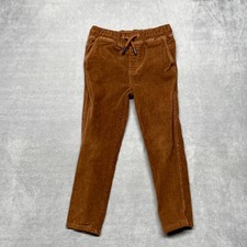 Tommy Bahama Corduroy Pants Boys Small Brown Low Rise Straight Leg Drawstring