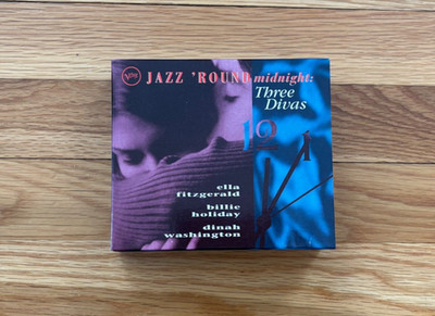Jazz 'Round Midnight: Three Divas -3 CD Set Ella, Billie and Dinah Excellent Cnd