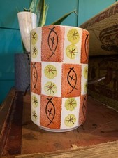 Vintage Arthur Wood Vase 4906 – Rare Mid-Century Geometric Design (1950s–1960s)