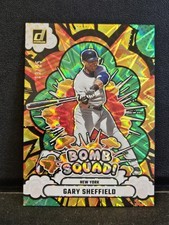 2025 Donruss Baseball Gary Sheffield Bomb Squad Green Explosion 13/25 READ