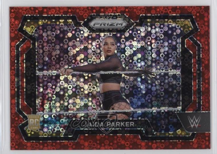 2024 Panini Prizm WWE Red Under Card Prizm 11/99 Jaida Parker #2 Rookie RC 1i3k