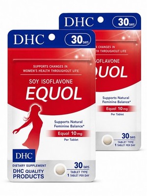 2x DHC Soy Isoflavone Equol Supplement - 30 Days per Pack / Made in Japan