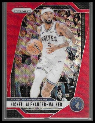 2024-25 Nickeil Alexander-Walker Panini Prizm Red Wave Prizm #135