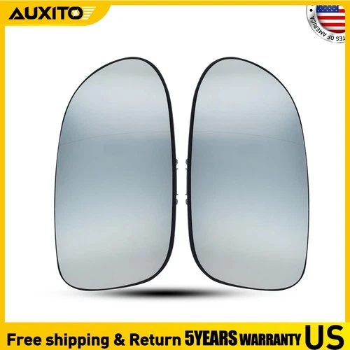 Mirror Glass Replacement Heated w/Backing Side LH+RH for Mercedes-Benz CLK55 Y