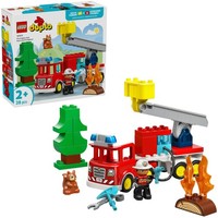 Lego 10473 Duplo Town LöSchauto Mit Schlauch Und Feuerwehrmann